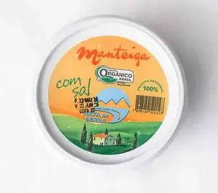 Manteiga c/ sal orgânica Nata da Serra